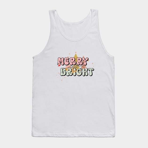 Merry and Bright Tank Top by TextureMerch